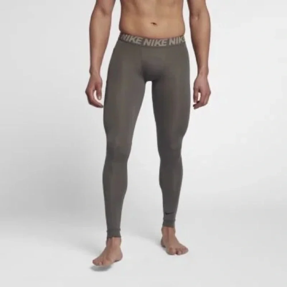 Nike Brown Tights Slim Fit Stretch